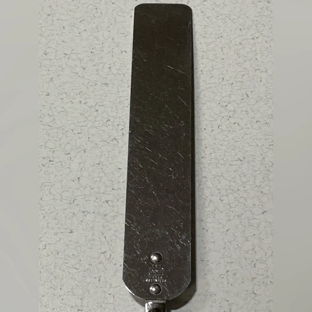 EKCO Flat Cake Frosting Spreader Vintage USA Stainless Steel 12” Mid-century MCM